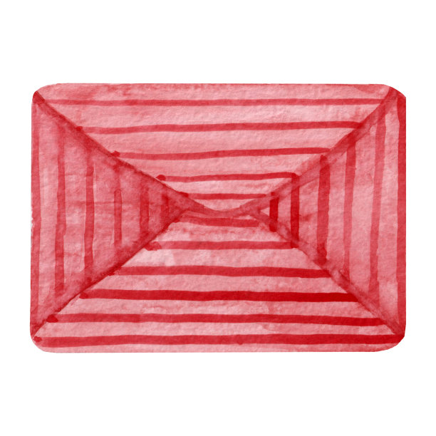 水彩插图，可爱的红包孤立在白色背景。图片下载