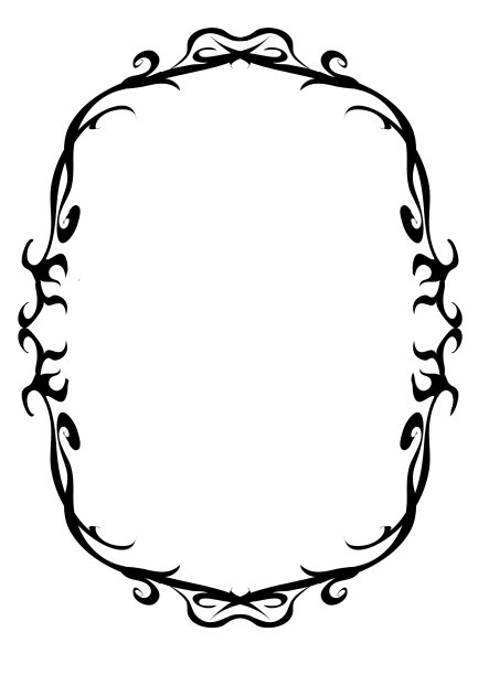 装饰艺术新花空白框图案垂直格式与文字的地方和空间图片下载