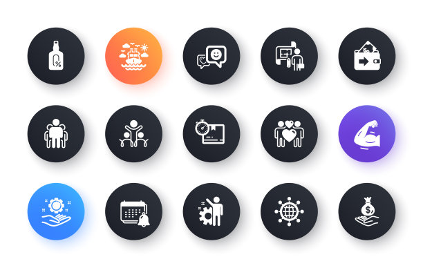 最小的钱包通知集和计划平面图片下载