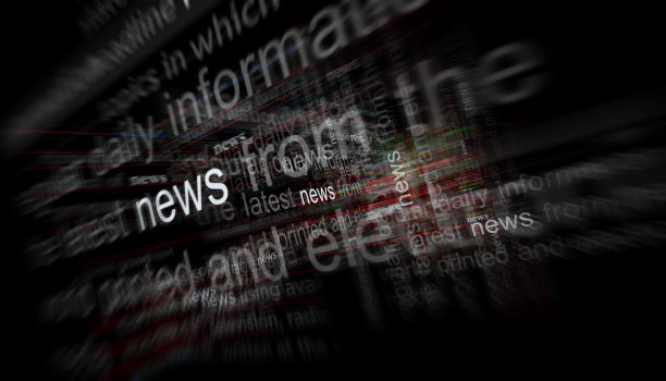 新闻标题标题媒体与3d插图图片下载