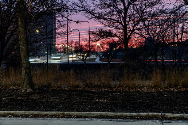 海德公园的日落图片下载