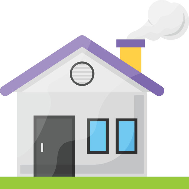 常见气体元素矢量颜色图标设计，环境污染标志，化学生物污染标志，污染物库存插图，家庭空气污染概念图片下载