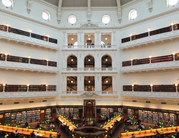 维多利亚州立图书馆图片下载