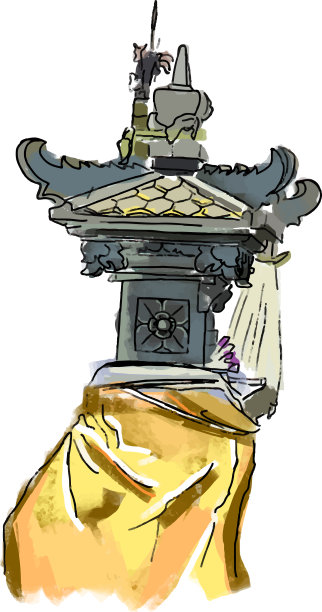 插图巴厘的宗教塔庙图片下载