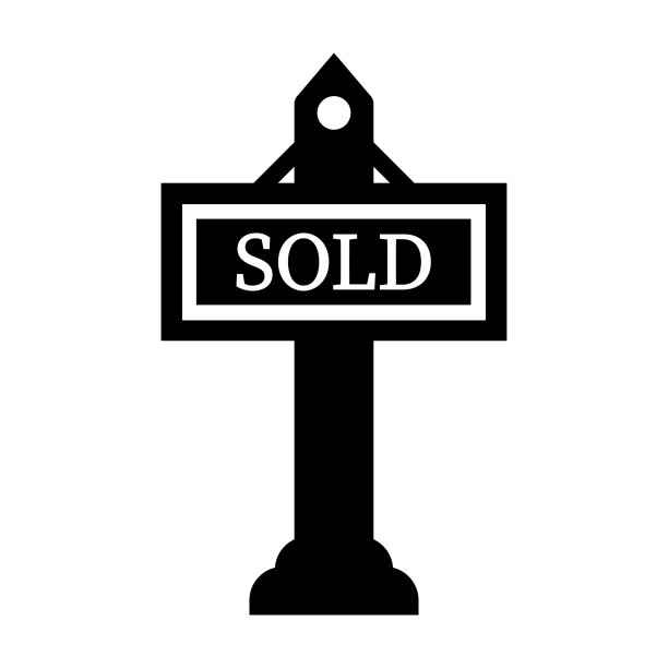 出售标志图标在平面风格图片下载