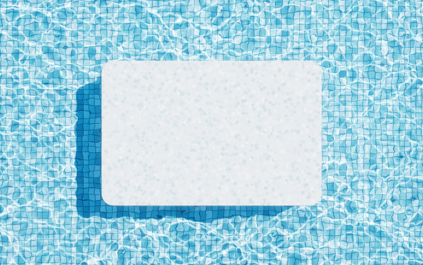 水面有烧碱现象，三维渲染。图片下载