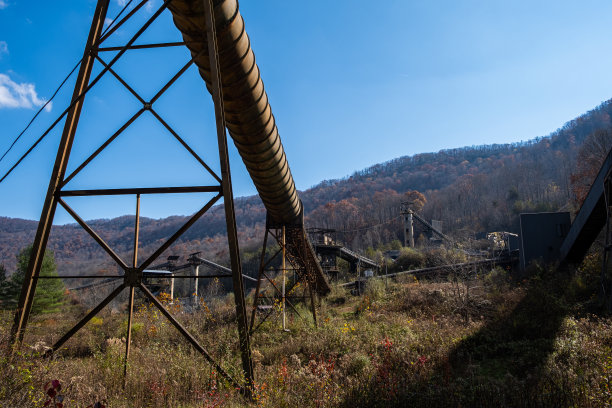 阿巴拉契亚的煤炭工业设施图片下载