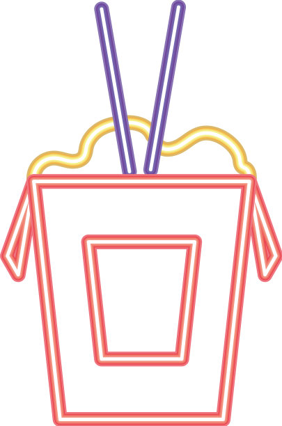 东方霓虹灯食品图片下载