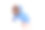 一个蹒跚学步的婴儿把手伸到家里墙上的电源插座里，他的手被隔离在白色背景上。儿童手指触电的危险和保护图片下载