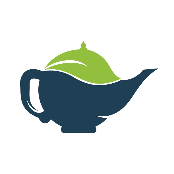水壶叶标志概念设计。图片下载