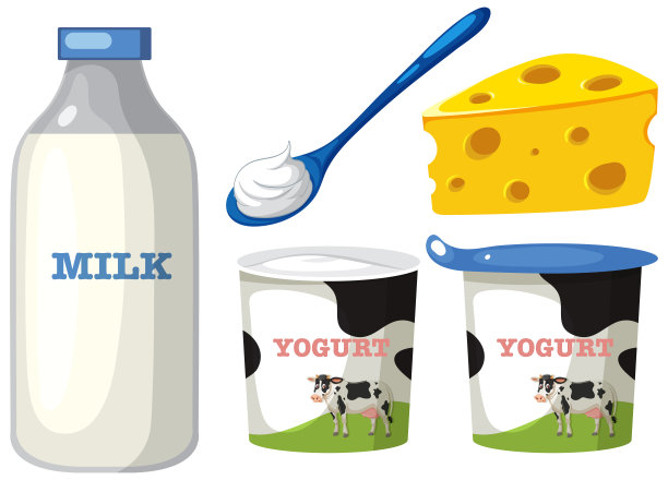 乳业集团的奶制品图片下载