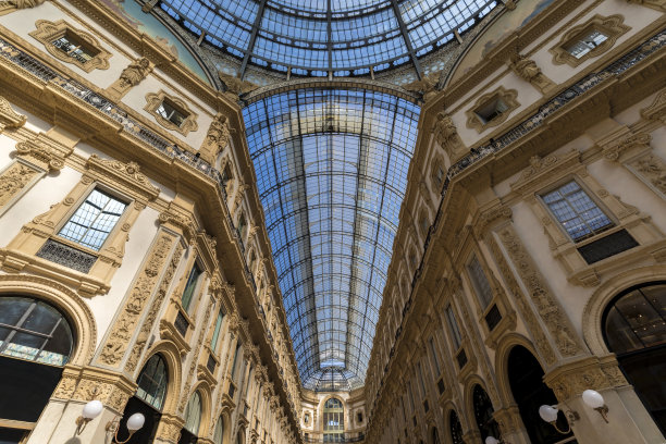 意大利米兰的维托里奥·伊曼纽尔二世画廊图片下载
