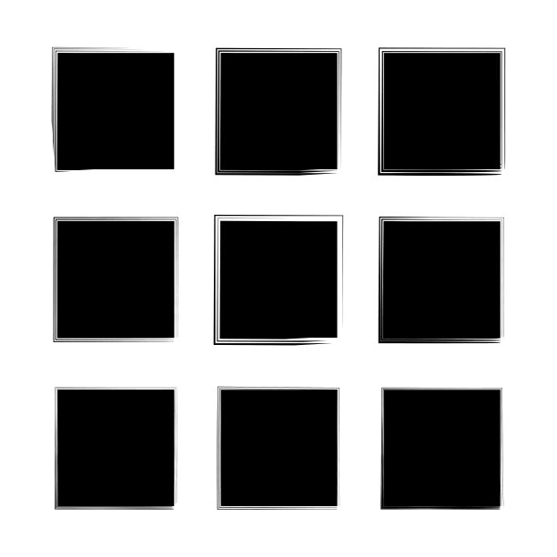 刷广场。墨汁油漆刷污方。枯燥乏味的纹理。插图。股票的形象。图片下载