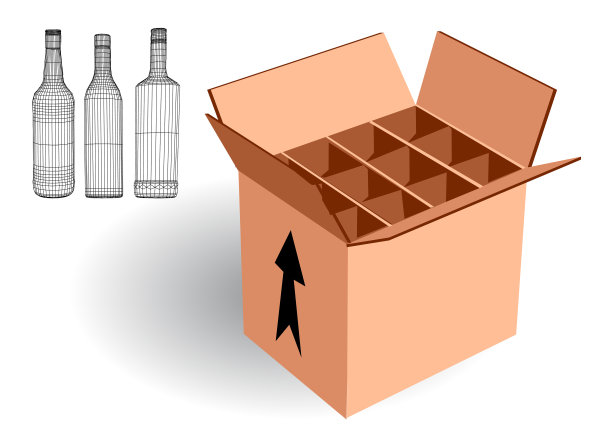 出口酒箱图片下载