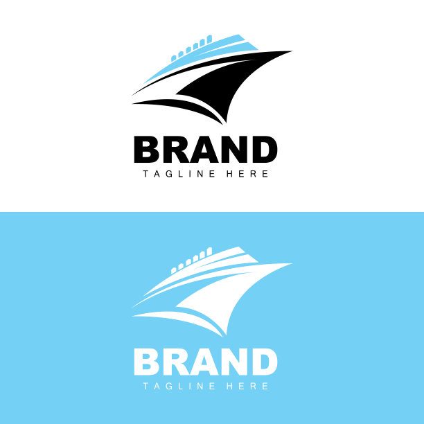 船的标志，海洋运输矢量，和游轮，货物，物流，帆船学校，快艇图片下载