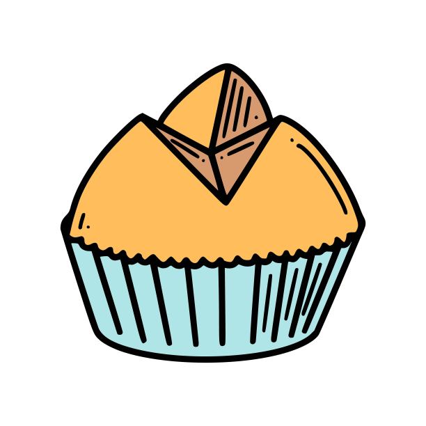 发高，中国幸运饼矢量插图。年夜饭图片下载