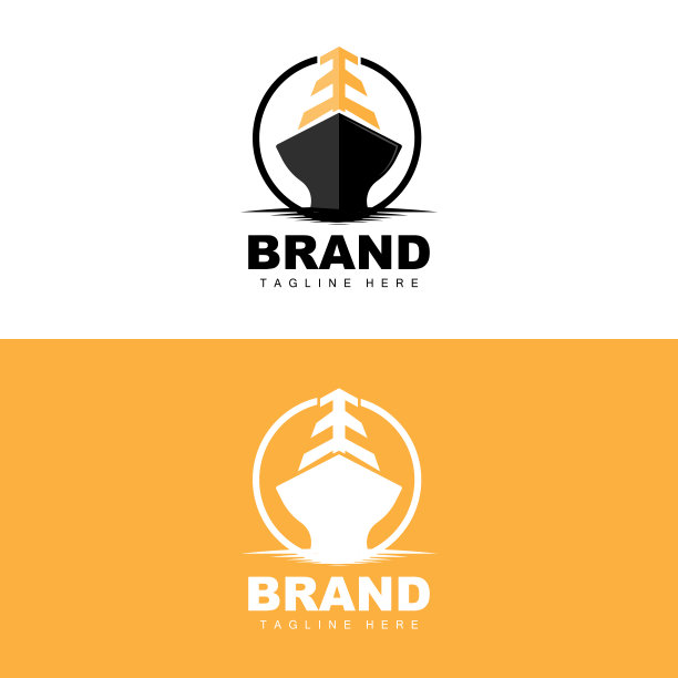 船的标志，海洋运输矢量，和游轮，货物，物流，帆船学校，快艇图片下载