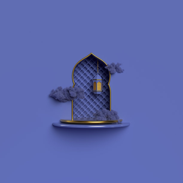 伊斯兰教3d渲染场景图片下载