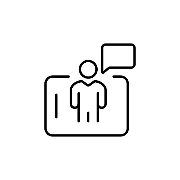 Hangout line图标。通信，技术，笔记本电脑，视频会议，商务，在线学校，学生，互联网。通信的概念。矢量黑线图标在白色背景图片下载