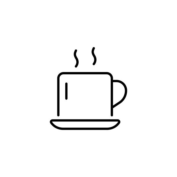 咖啡线图标。杯子，开水，咖啡，饮料，咖啡屋，早餐，谈话，浓缩咖啡，谷物，卡布奇诺，自然。食品的概念。矢量黑线图标在白色背景图片下载