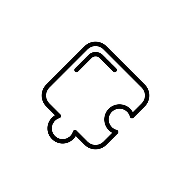 谜线图标。解决问题，问号，难题，应用开发，创造性思维。桌游概念。矢量黑线图标在白色背景图片下载