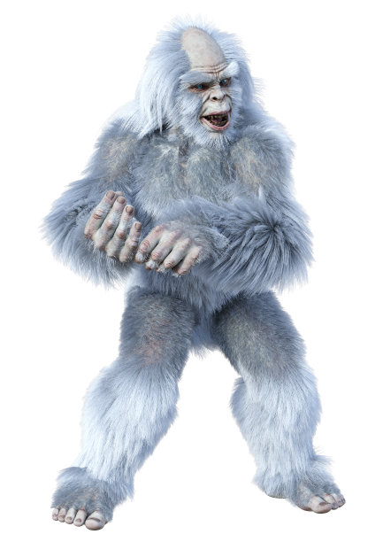 3D渲染雪人在白色图片下载