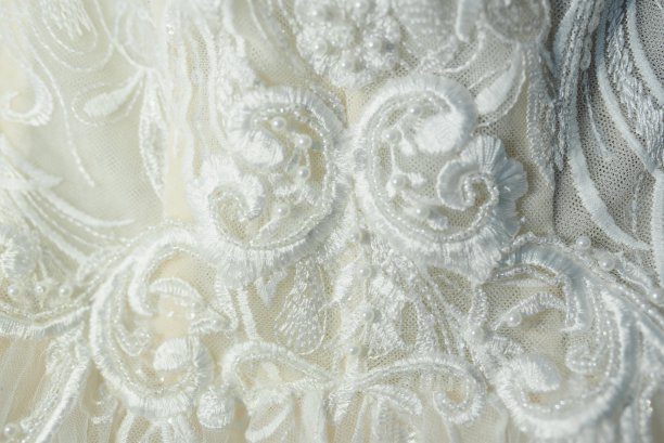 新娘穿婚纱。早上的新娘。图片下载