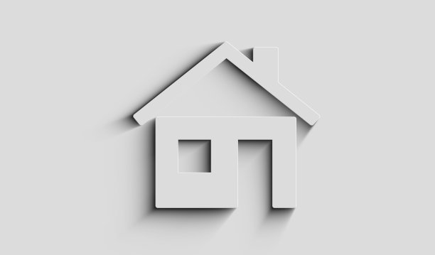 智能家庭网络系统和房屋控制符号数字概念三维插图图片下载