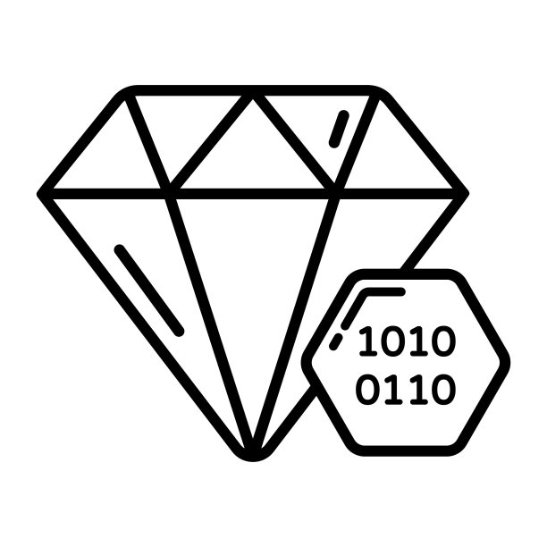 财富图标，不可替代的代币，数字技术。图片下载