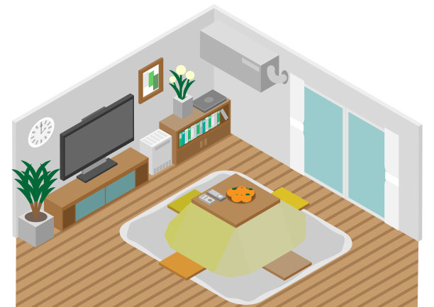 客厅的等距图图片下载