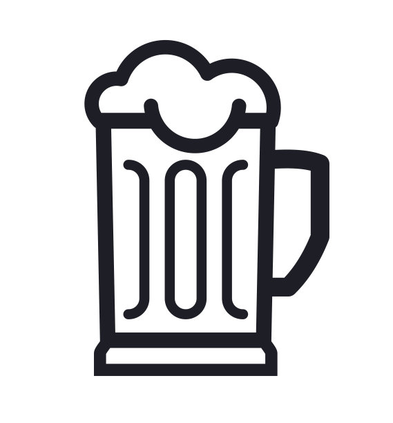 啤酒杯啤酒杯矢量图标图片下载