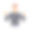 年轻人字符举起手来表示数字7。平面矢量插图孤立在白色背景上图片下载