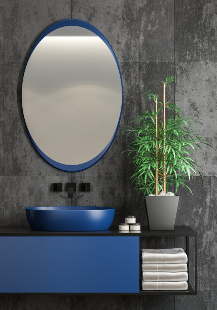 现代简约的斯堪的纳维亚浴室图片下载