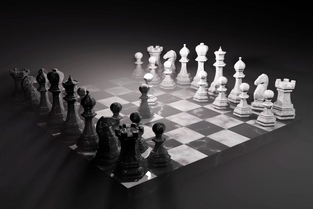 棋盘上的棋子图片下载