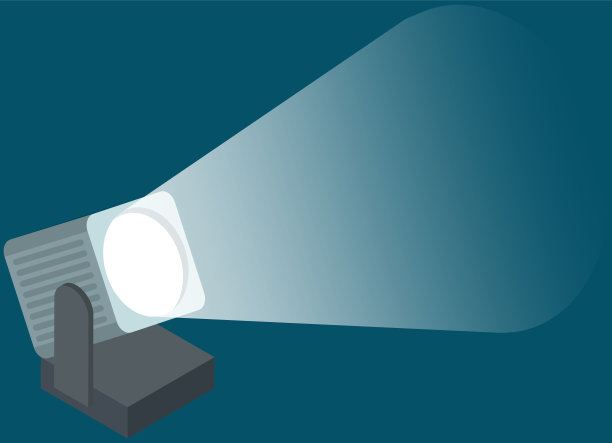 在工作室拍摄的软箱和聚光灯。专业的拍摄设备和灯光图片下载