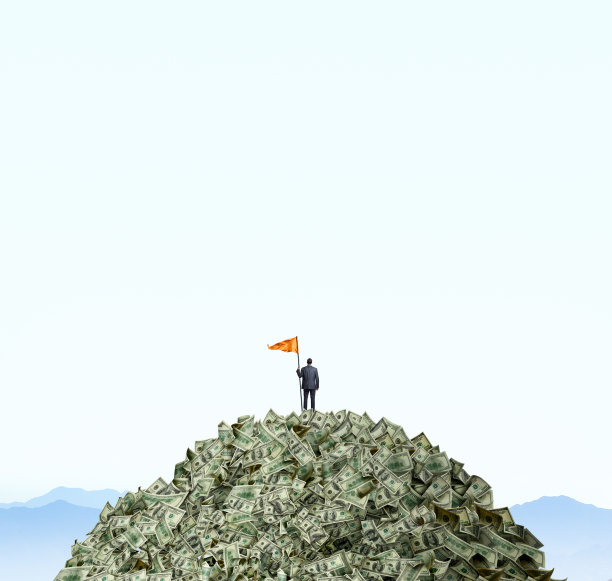 征服金钱山的商人图片下载