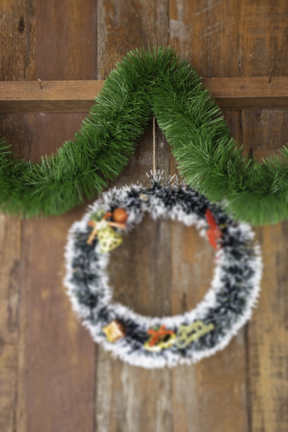 圣诞和新年的装饰在问候的季节图片下载