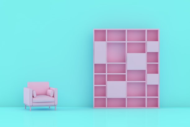 3D现代客厅图片下载