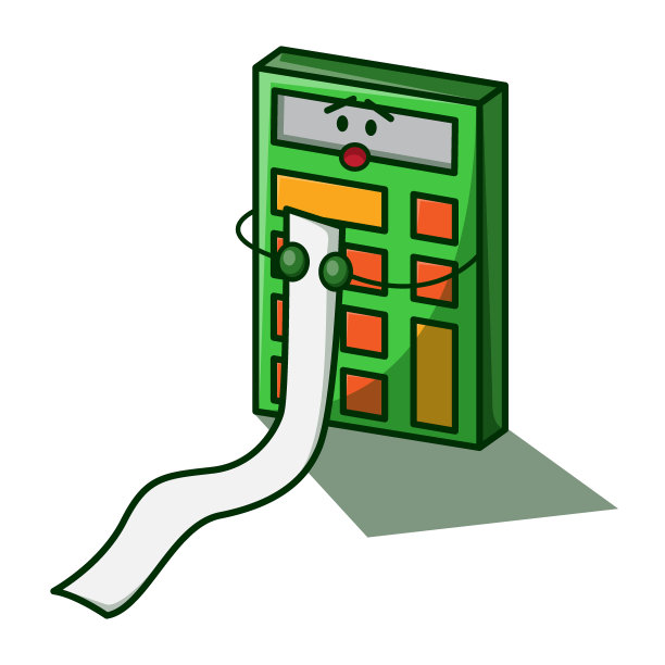 计算器卡通卡哇伊办公文具图片下载