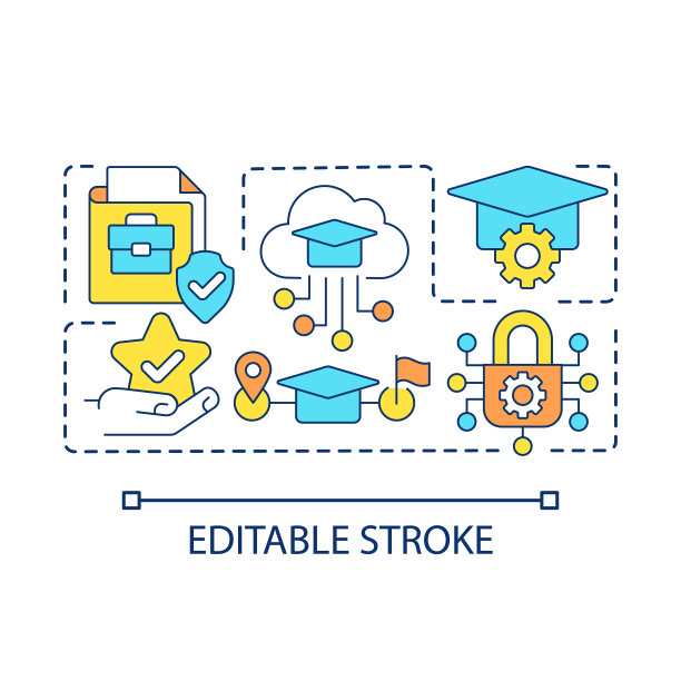 培训员工概念图标图片下载