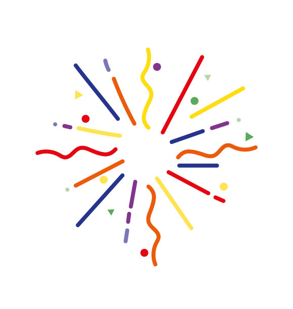 五彩纸屑图片下载