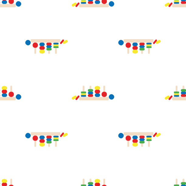 木制玩具儿童游戏。婴儿无缝模式与蒙台梭利主题。学龄前儿童教育逻辑玩具。蒙特梭利幼儿发展系统。图片下载