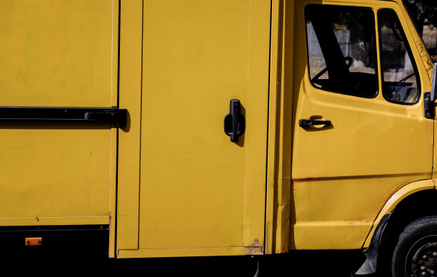 黄色货车图片下载