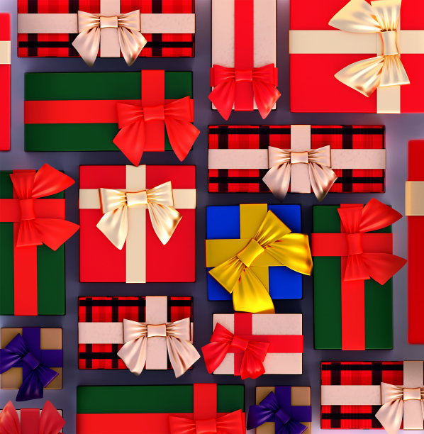 2023年新年假期海报设计。3d渲染图像。图片下载