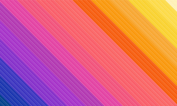 夏日夕阳艺术线模板背景矢量设计。图片下载