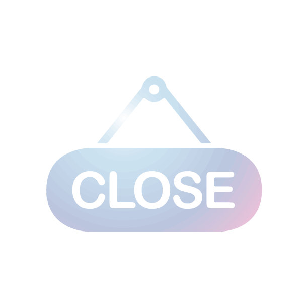 图解关闭符号图标的矢量图形图片下载