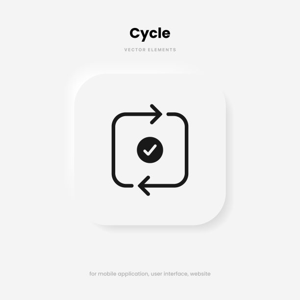 孤立向量元素。最小的现代同步，重载，旋转，交换，重复，重置，可持续性，洗牌图标标志符号。3d蓝色同步图标。移动应用程序图标。设备UI UX模型。图片下载