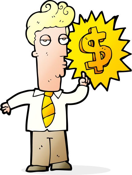 卡通富翁图片下载