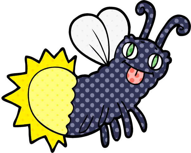 卡通萤火虫图片下载