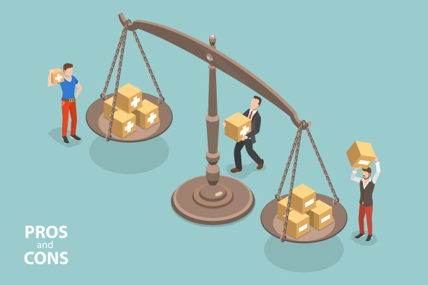 三维等距平面矢量概念插图的优点和缺点图片下载